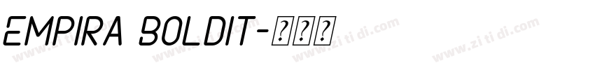Empira BoldIt字体转换